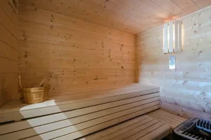 chalet avec sauna