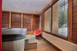 chalet with spa la plagne