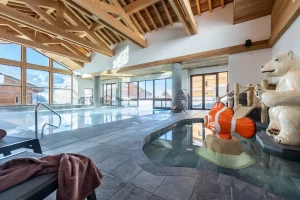 chalet avec piscine