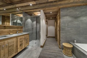 appartement alpin salle de bains