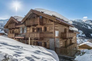 appartement alpin à Méribel Village, vue extérieure