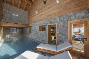 location chalet piscine