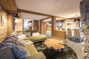 chalet sur les pistes meribel