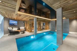 chalet avec piscine courchevel