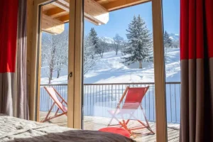 chalet ski aux pieds les arcs