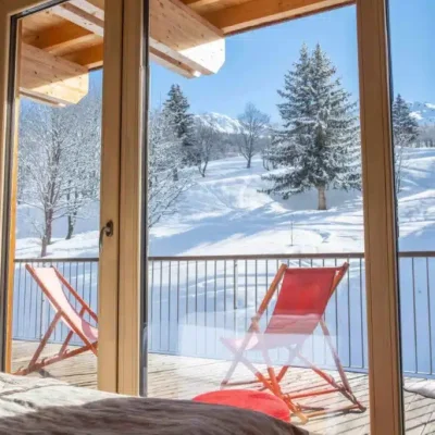 chalet ski aux pieds les arcs